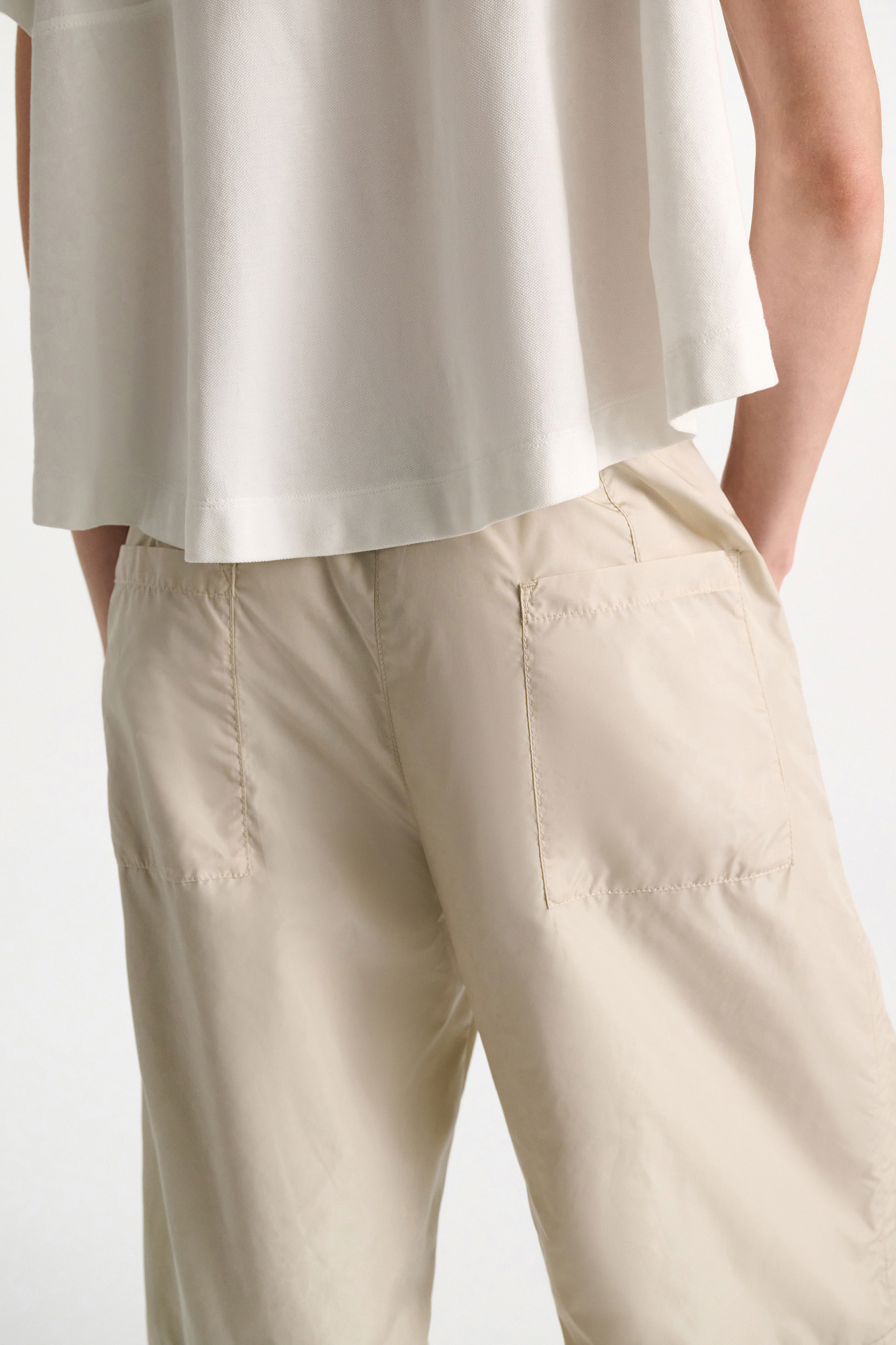 Dorothee Schumacher Nylon pants light sand